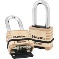 Master Lock Wide ProSeries Brass Resettable Combination Padlock