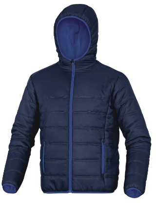 [999-3-302698-04] DP DOON donsjas gematelasseerd met polyamide, marineblauw/koningsblauw, maat  M