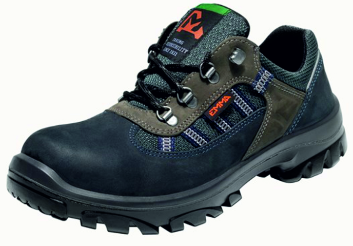 [102-000695-37] EMMA Spa XD, Veiligheidsschoen S2, laag model, Blauw/Grijs, pur (37)