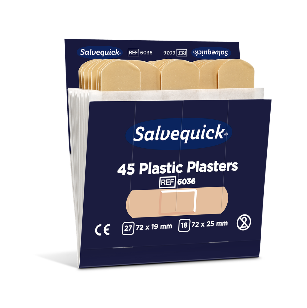 Cederroth Salvequick 6036 plastic pleister  45st