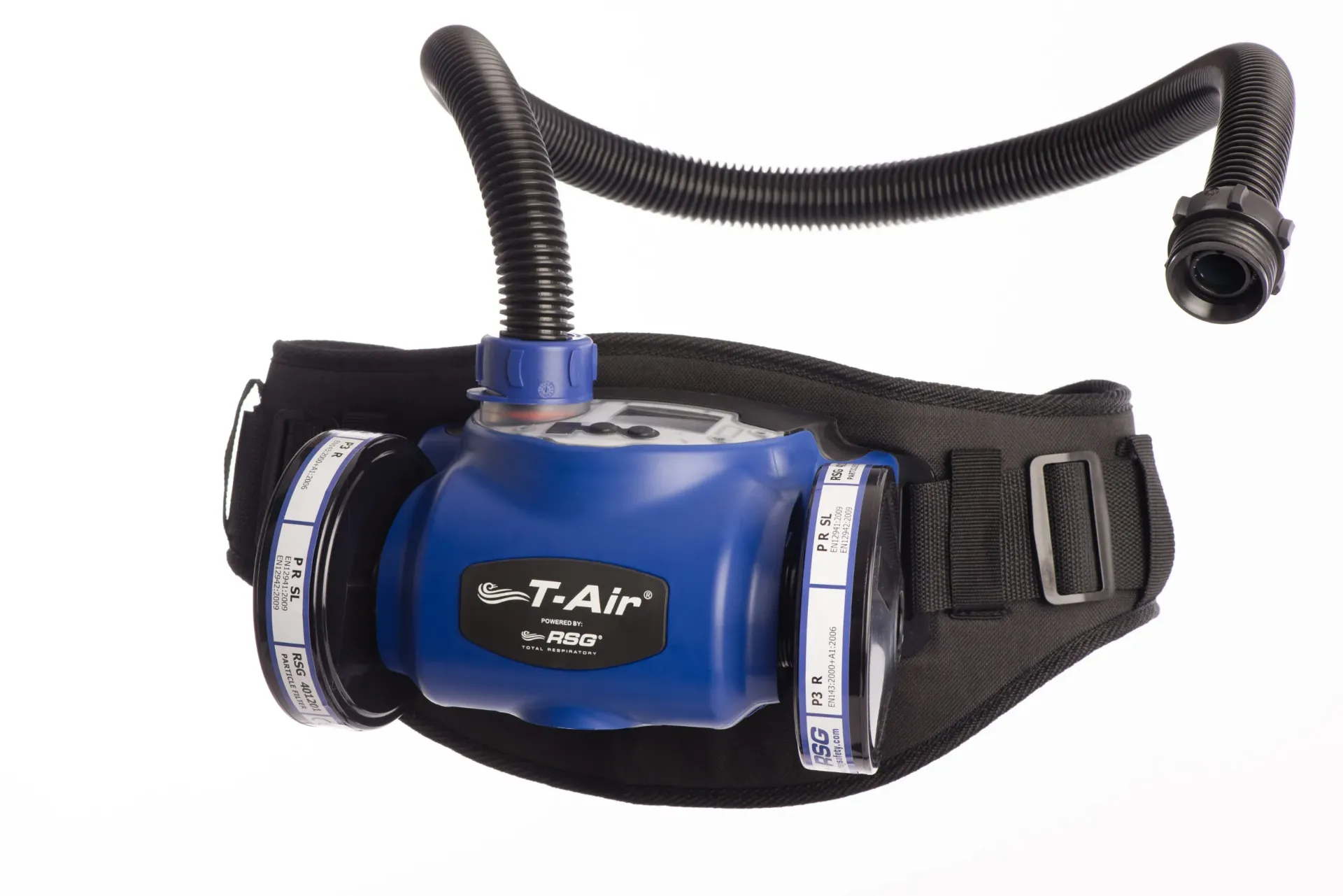 RSG 650103-05 DECON ready pack – 500E volgelaatsmasker (400502) + T-air PAPR (650103) + ademslang (661378)