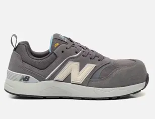New Balance Elite Lite Womens Lage Veiligheidsschoenen, S1PL HRO FO SC SR, Magnet/Whispy Blue (WEELCAP-2728)