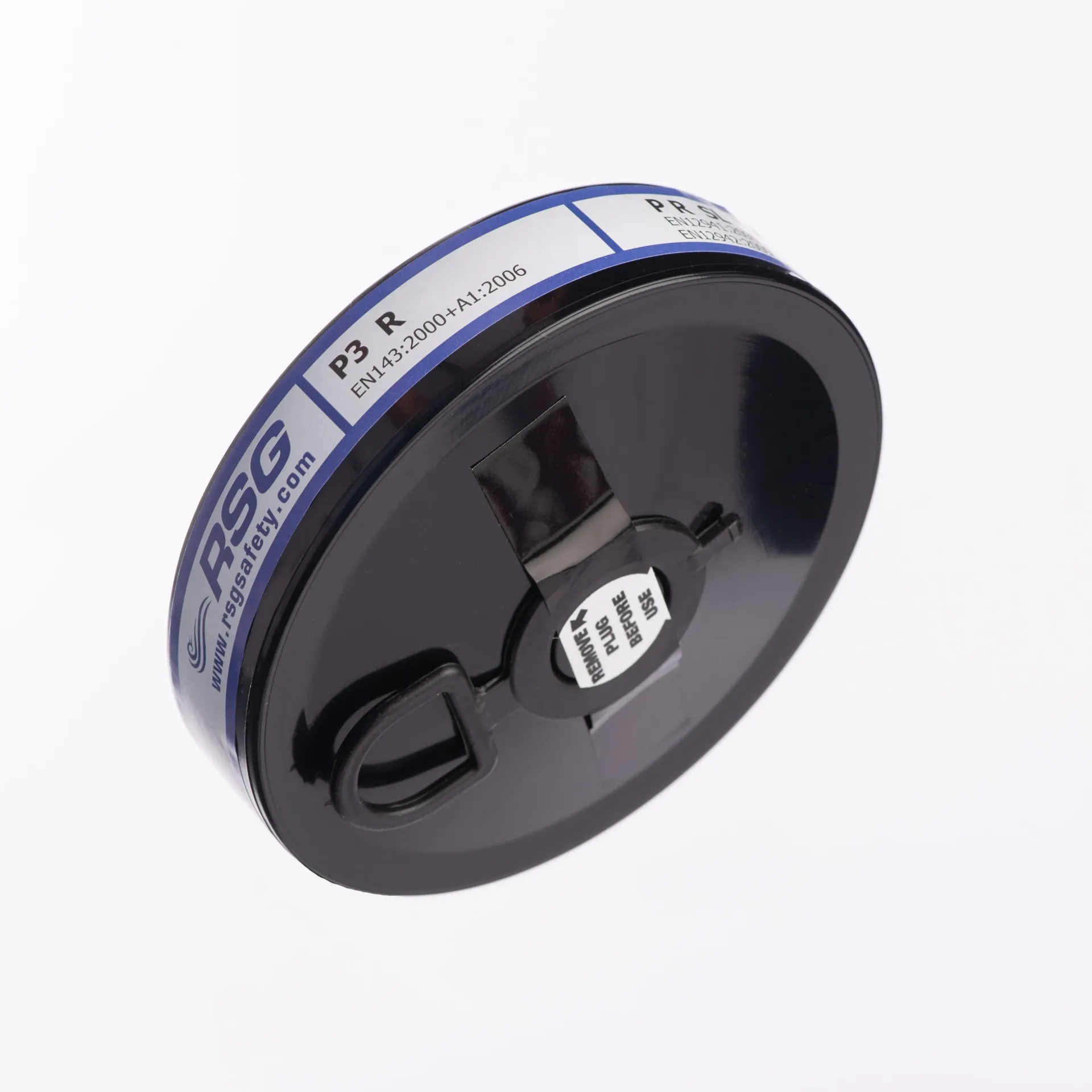[106-000049] *RSG 401201 P3 Filter canisters 400 Series Plastic, Black, Class 2, EN 143:2000/A1:2006  /EN12941:2009 / EN12942:2009