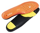 OUT --> 102-001068 JALAS 8711L LOW ARCH SUPPORT, Inlegzool voorlage voetholte, Oranje;Zwart