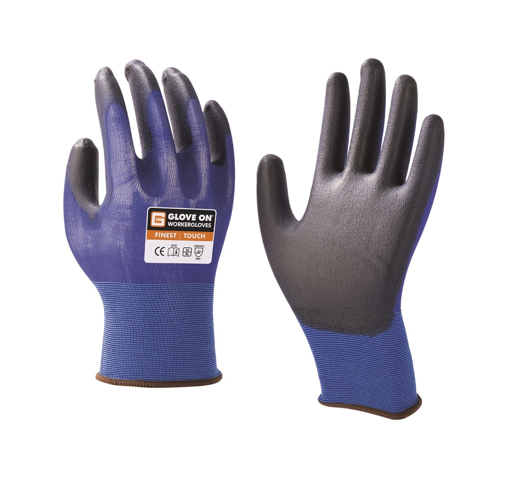 Glove On, Finest Touch, 100-100-004, CE, EN388:2016-2111X