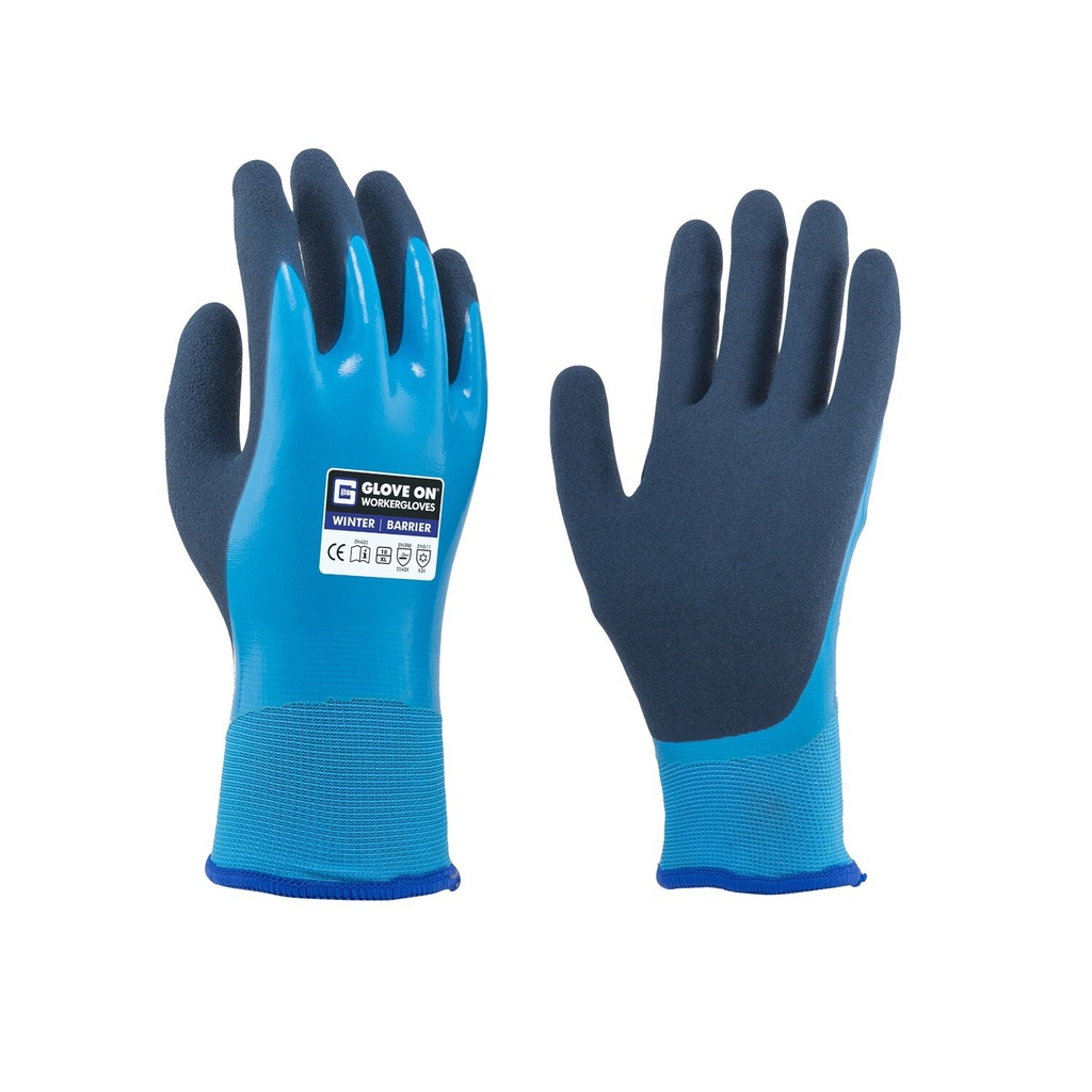 Glove On, Winter Barrier, 100-100-026, CE, EN388:2016-2242X, EN511:2006-X2X