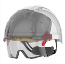 *JSP AMB170-005-F00, EVO® VISTAlens® Vented Wht/Smk Helmet - Wheel Ratchet, EN397