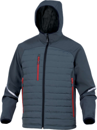 [999-301218-03(WS)] DP MOTION, Softshell, 96% / 04% pol/elasthaan,  kleur grijs, EN ISO 13688:2013, maat  S