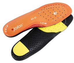 [102-000267] OUT --> 102-001068 JALAS 8711L LOW ARCH SUPPORT, Inlegzool voorlage voetholte, Oranje;Zwart